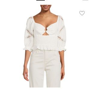 CAMI NYC
Nardene Smocked Crop Top